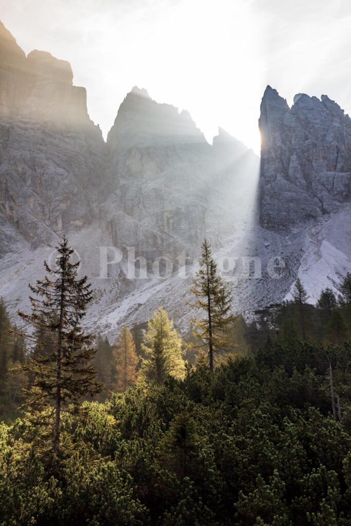 Lumière sur la Civetta