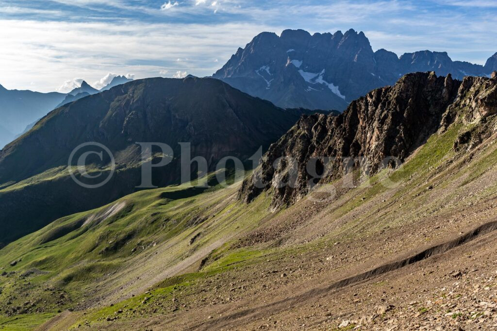 Descente du col de Prelles