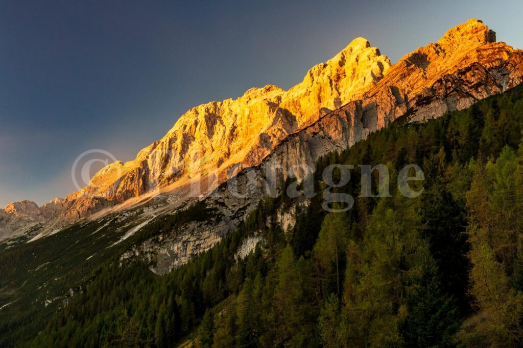 Civetta au soleil levant