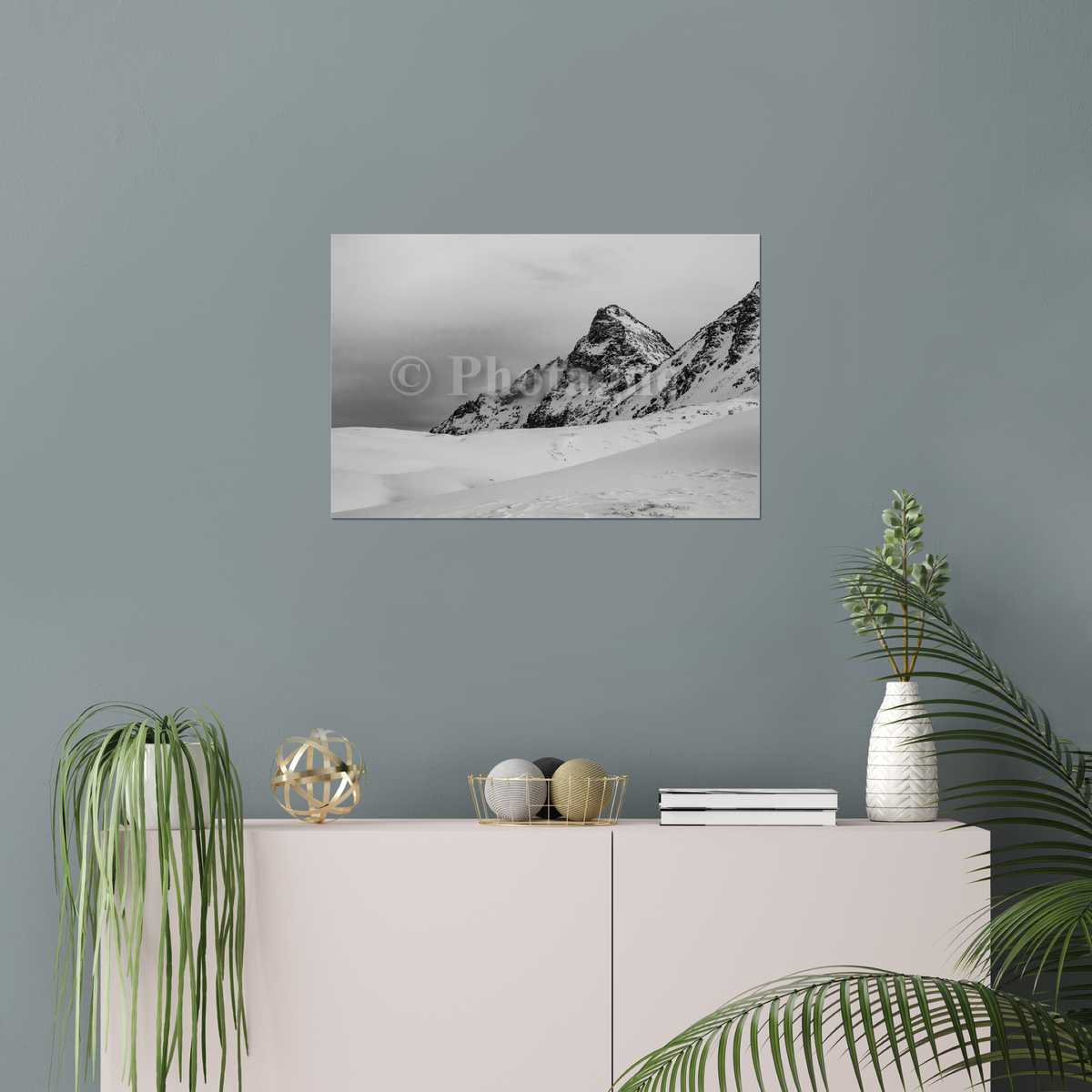 1pc Poster In Tela Senza Cornice, Arte Moderna, Bellissimo Paesaggio  Montano Sotto Il Cielo Stellato - Poster In Tela, Decorazione Per La Casa  Alla